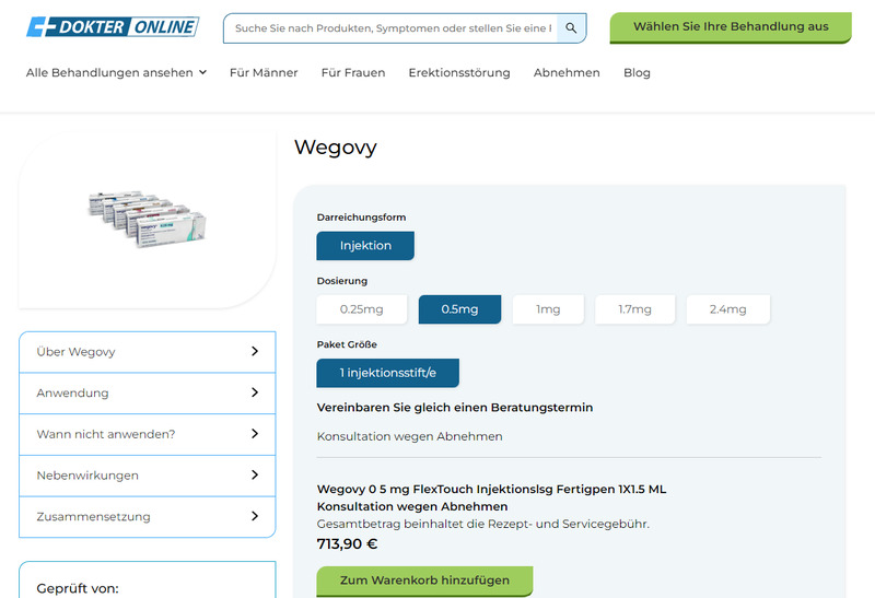 wegovy dokteronline